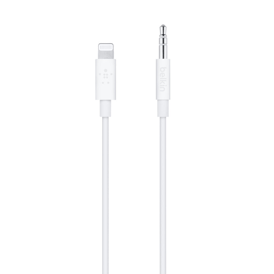 Cabo de áudio de 3,5 mm da Belkin com conector Lightning