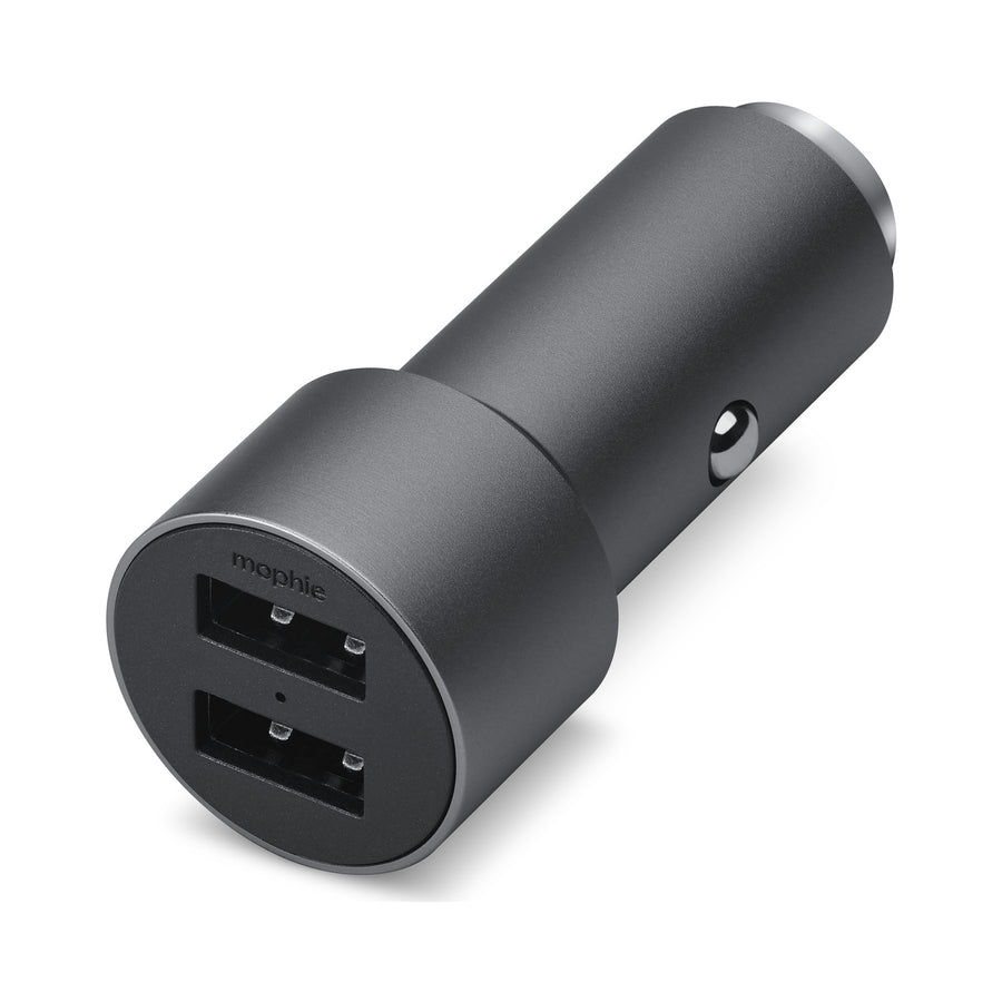 Carregador USB-A duplo da mophie para carro