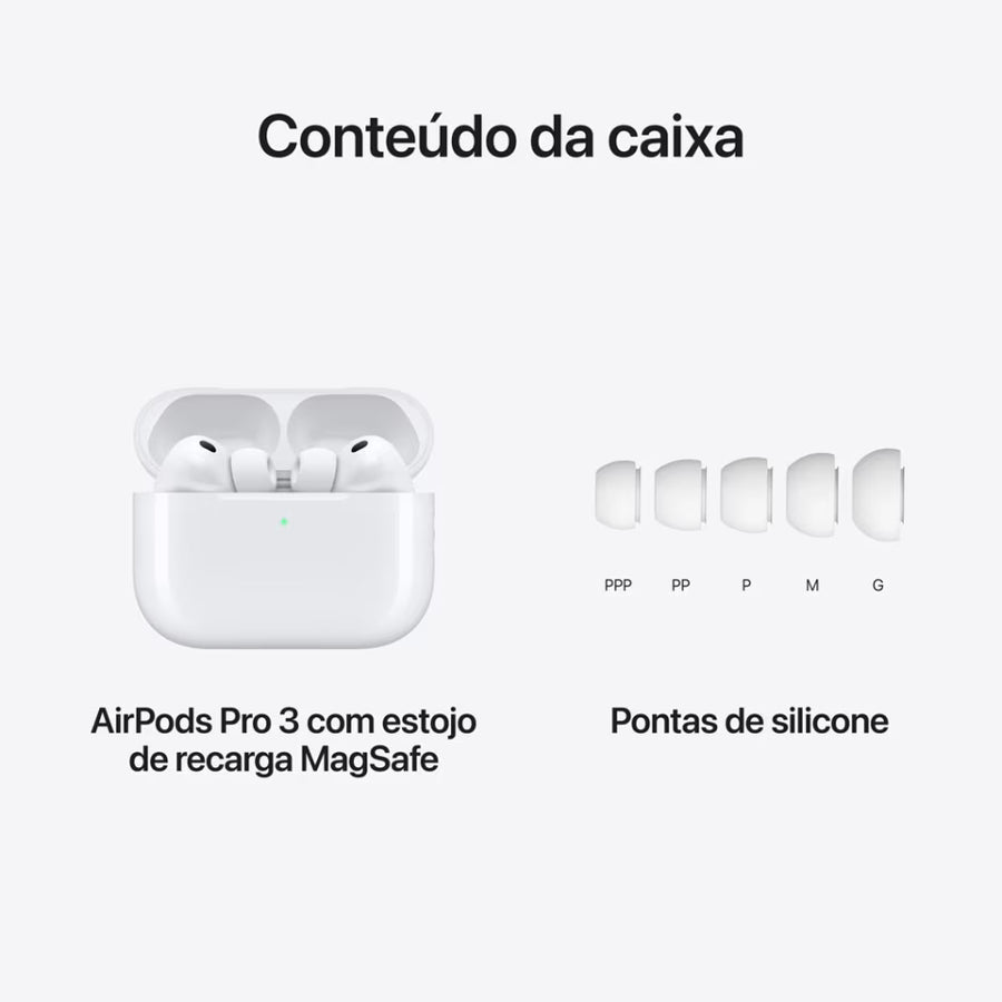 AirPods Pro 3ª Geração - Novo e Lacrado