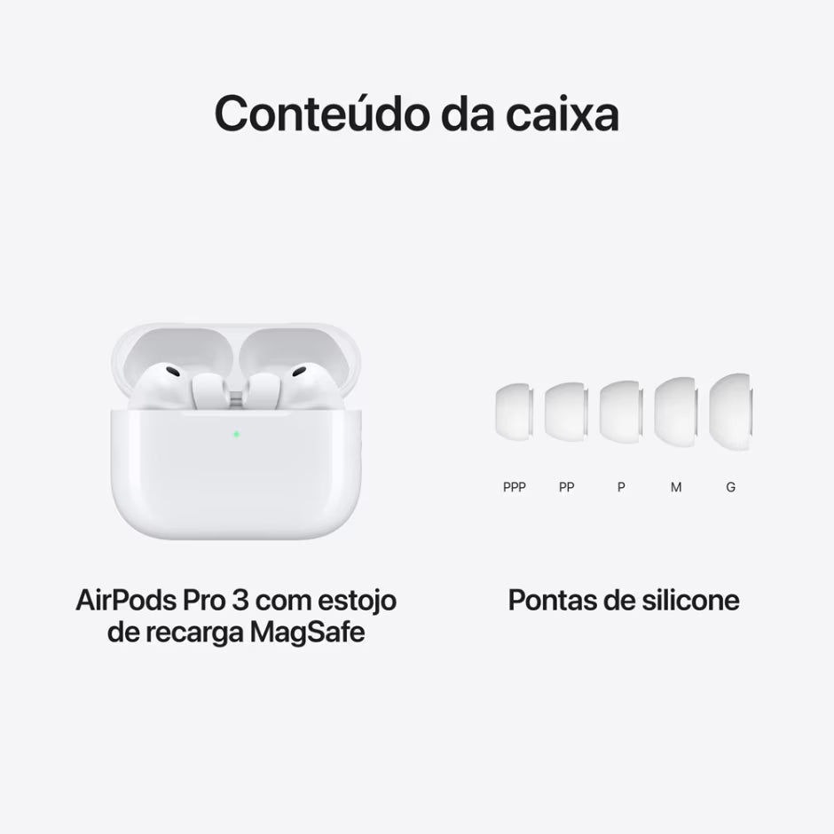 AirPods Pro 3ª Geração - Novo e Lacrado