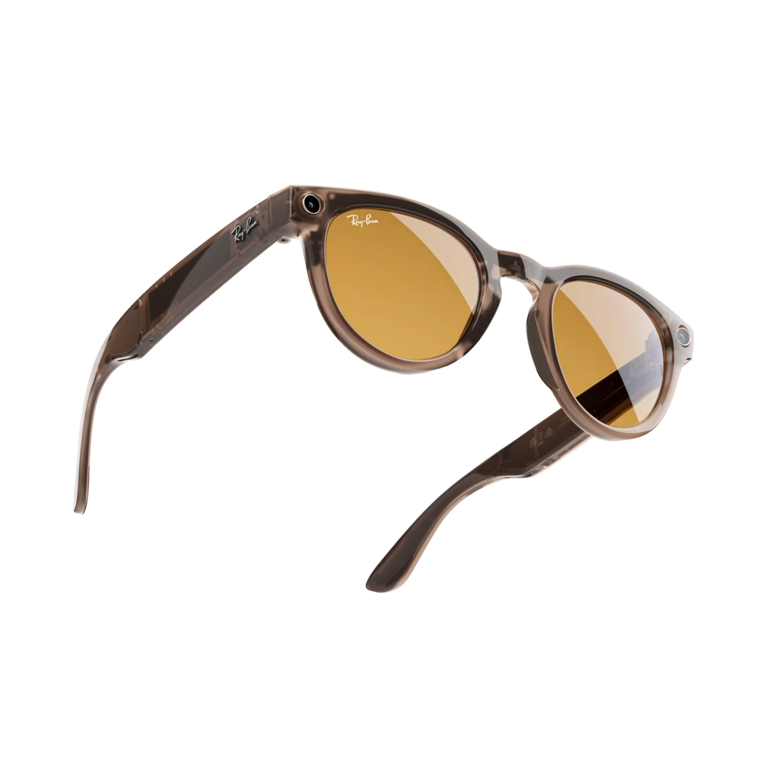 Ray-Ban Meta Headliner (Gen 1), Shiny Warm Stone Transparent (Recondicionado) — foto 5