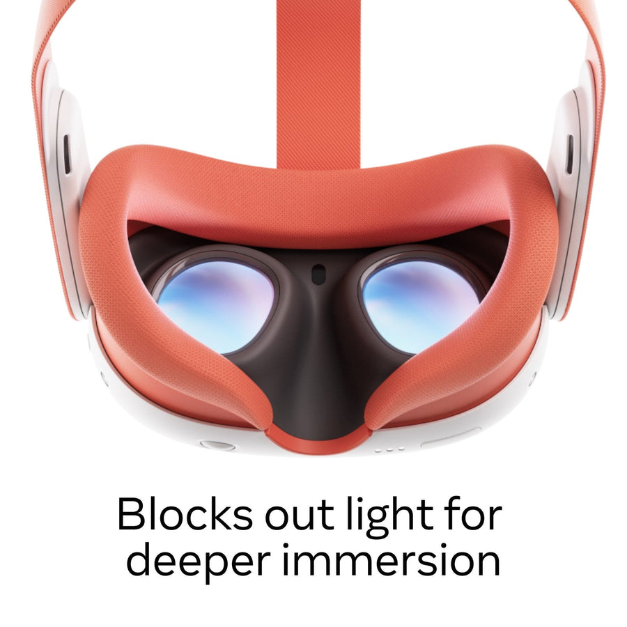 Meta Quest 3 Facial Interface & Head Strap (Blood Orange)