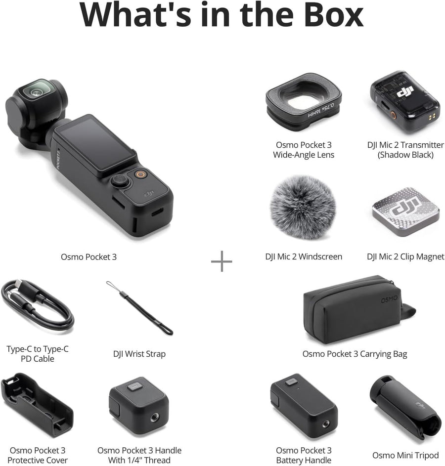 DJI Osmo Pocket 3 Creator Combo — Seminovo