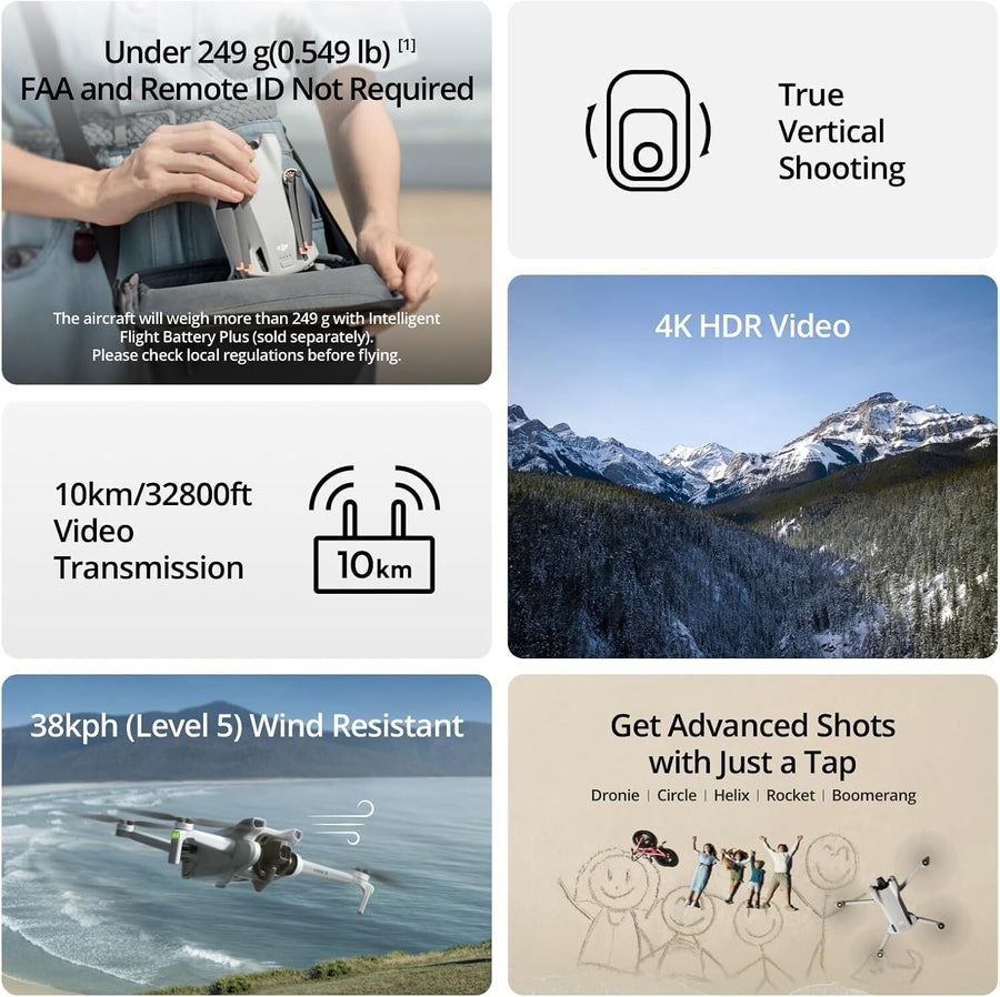 DJI Mini 3 Fly More Combo (DJI RC)