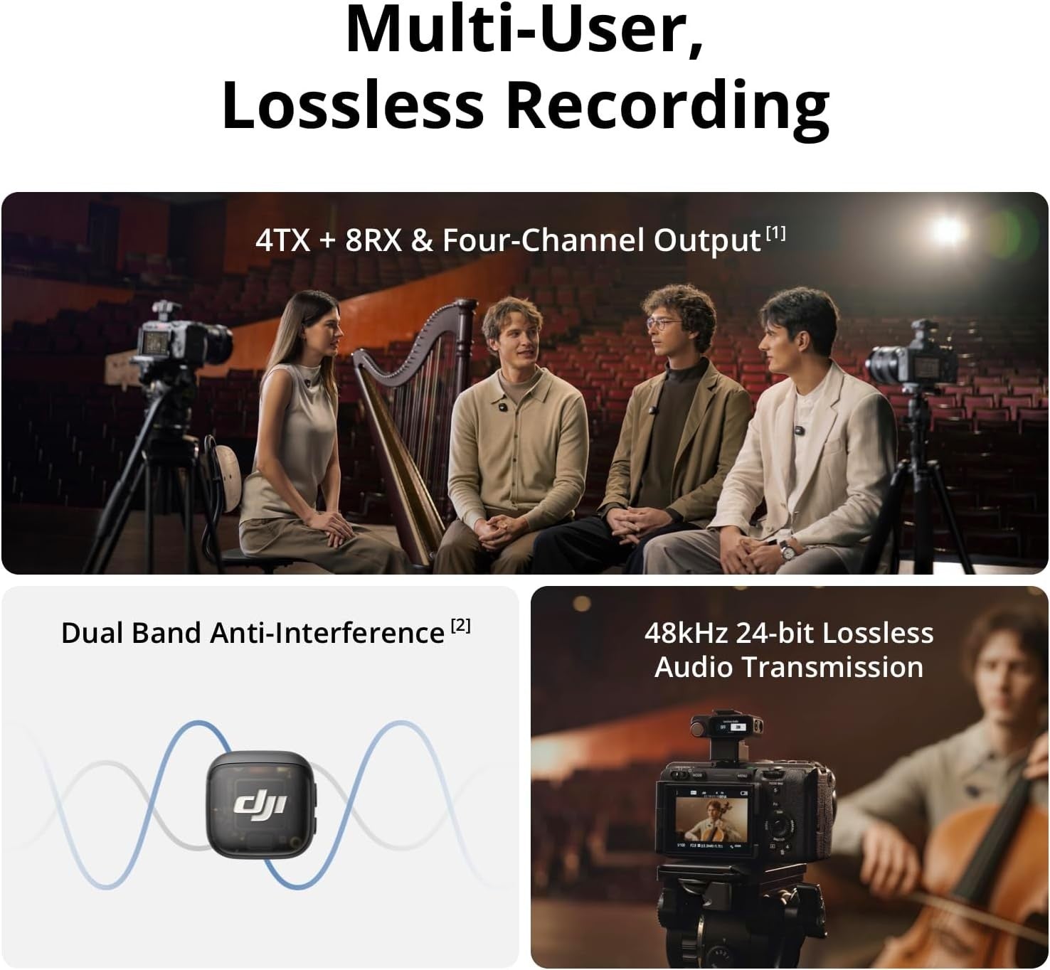 DJI Mic 3 (2 TX + 1 RX + Charging — foto 3