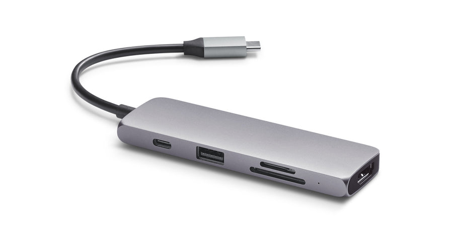 Adaptador USB-C Multiport Pro de alumínio da Satechi