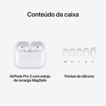 AirPods Pro 3ª Geração - Novo e Lacrado