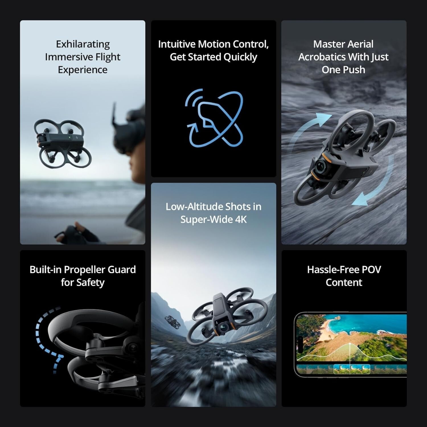 DJI Avata 2 Fly More Combo (Three Batteries) — foto 3