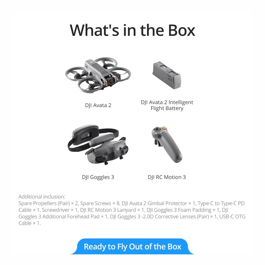 DJI Avata 2 Fly More Combo (1 Battery)