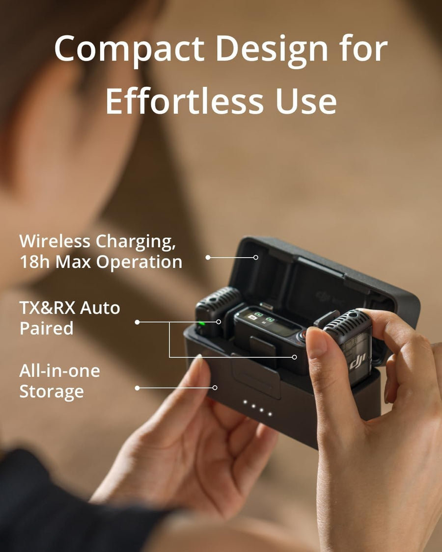 DJI Mic 2 (2 TX + 1 RX + Charging) — Seminovo