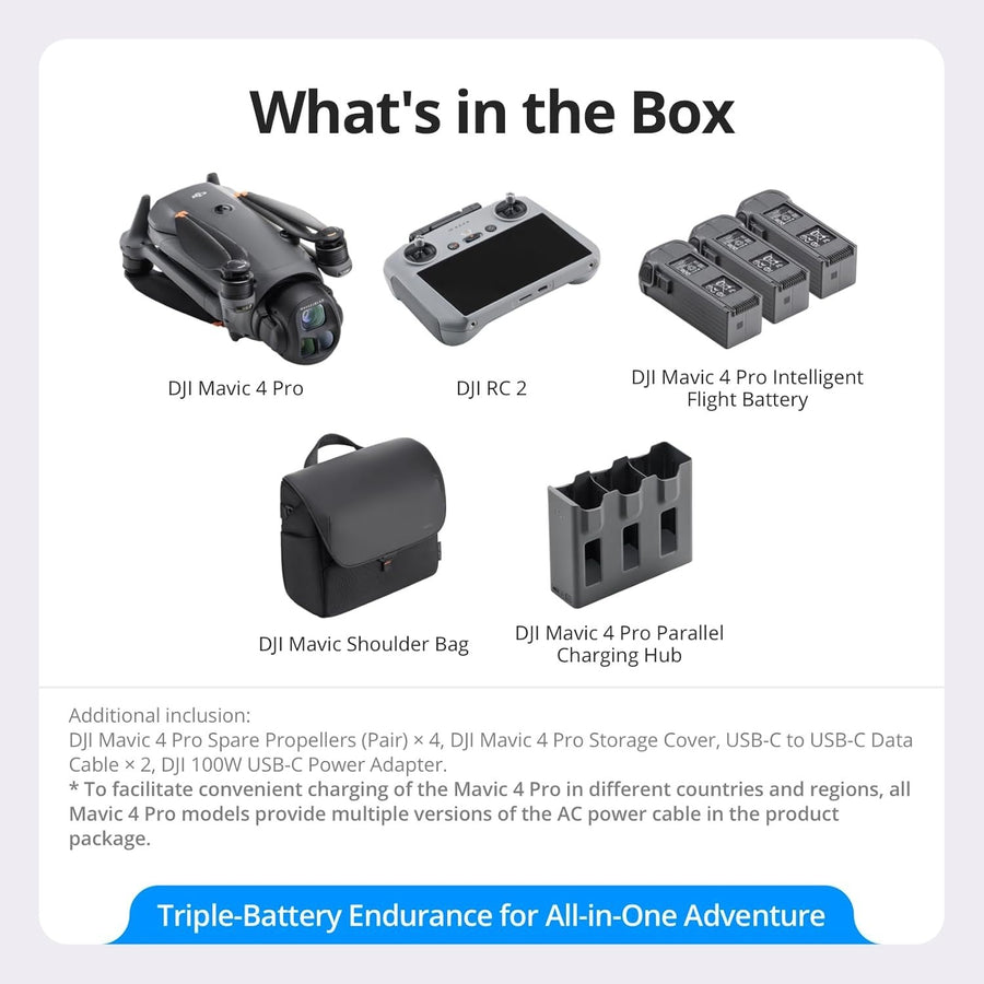 DJI Mavic 4 Pro Fly More Combo with DJI RC