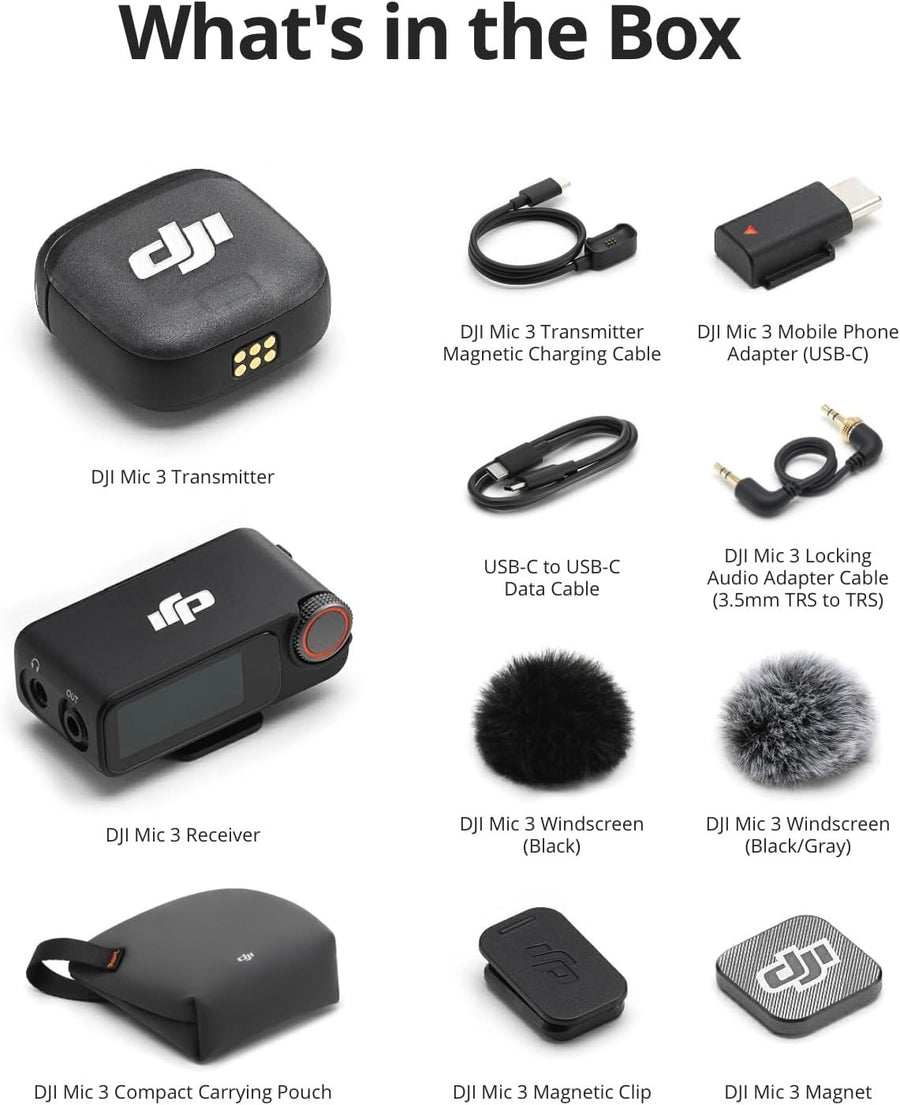 DJI Mic 3 (1 TX + 1 RX)