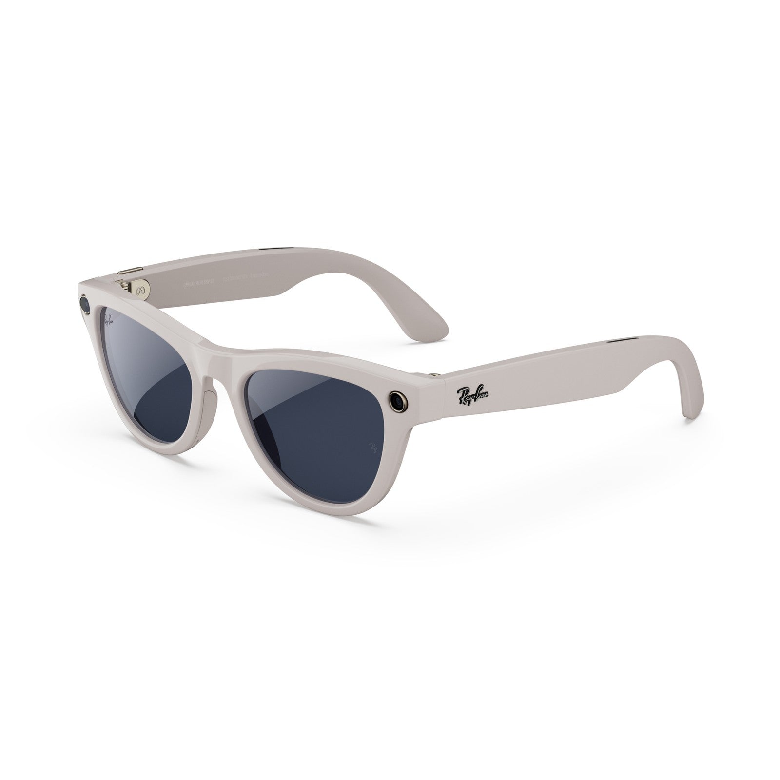 Meta Refurbished Ray-Ban Meta Skyler (Gen 1), Shiny Chalky Gray