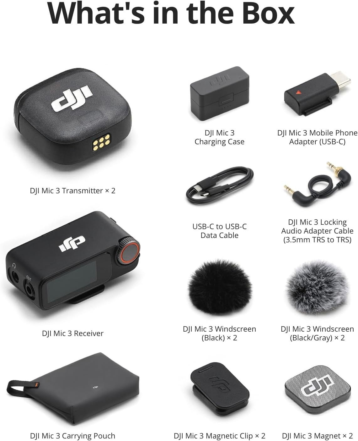 DJI Mic 3 (2 TX + 1 RX + Charging — foto 2