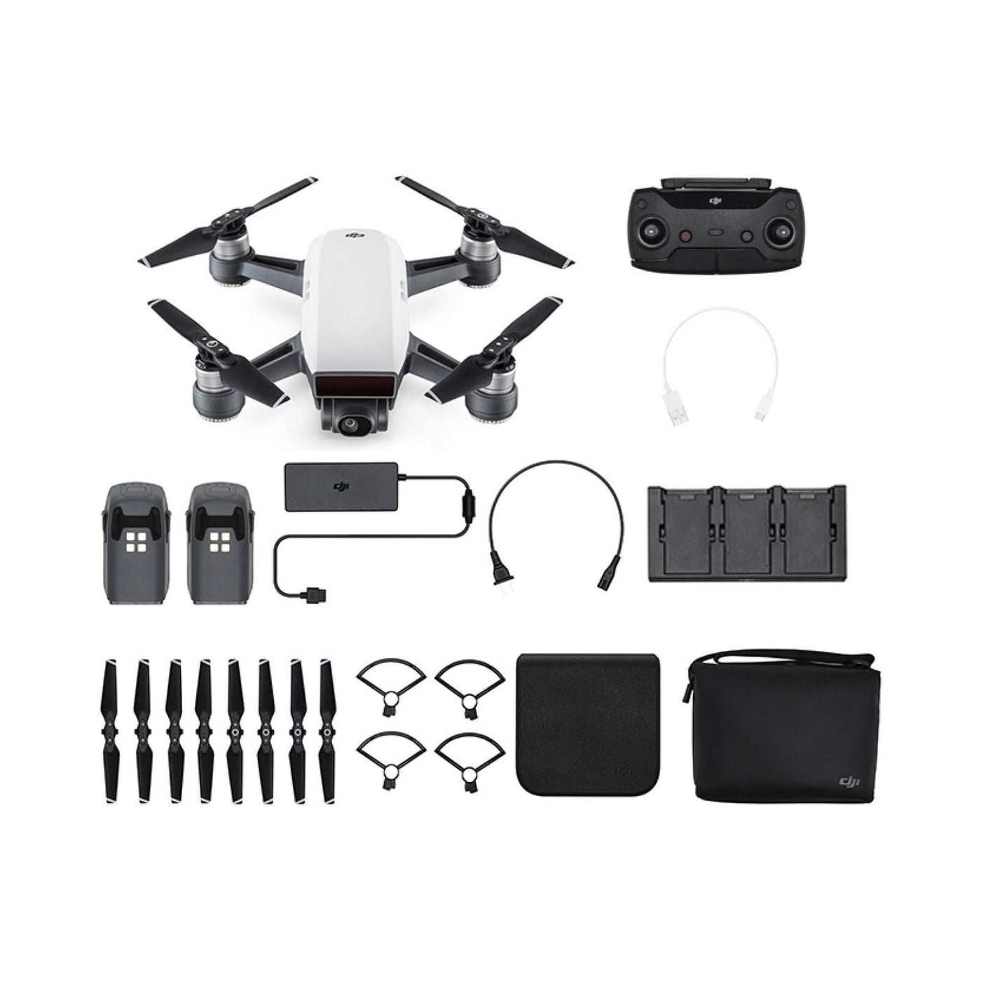DJI Spark Fly More Combo Alpine White — Seminovo