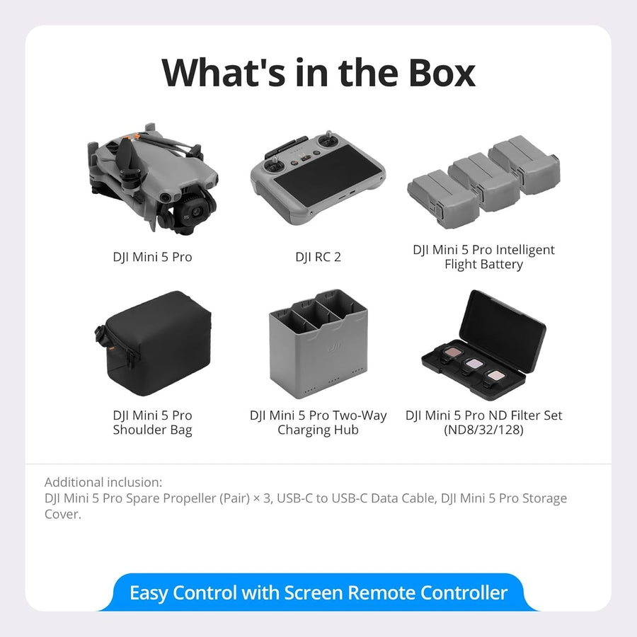 DJI Mini 5 Pro Fly More Combo with DJI RC