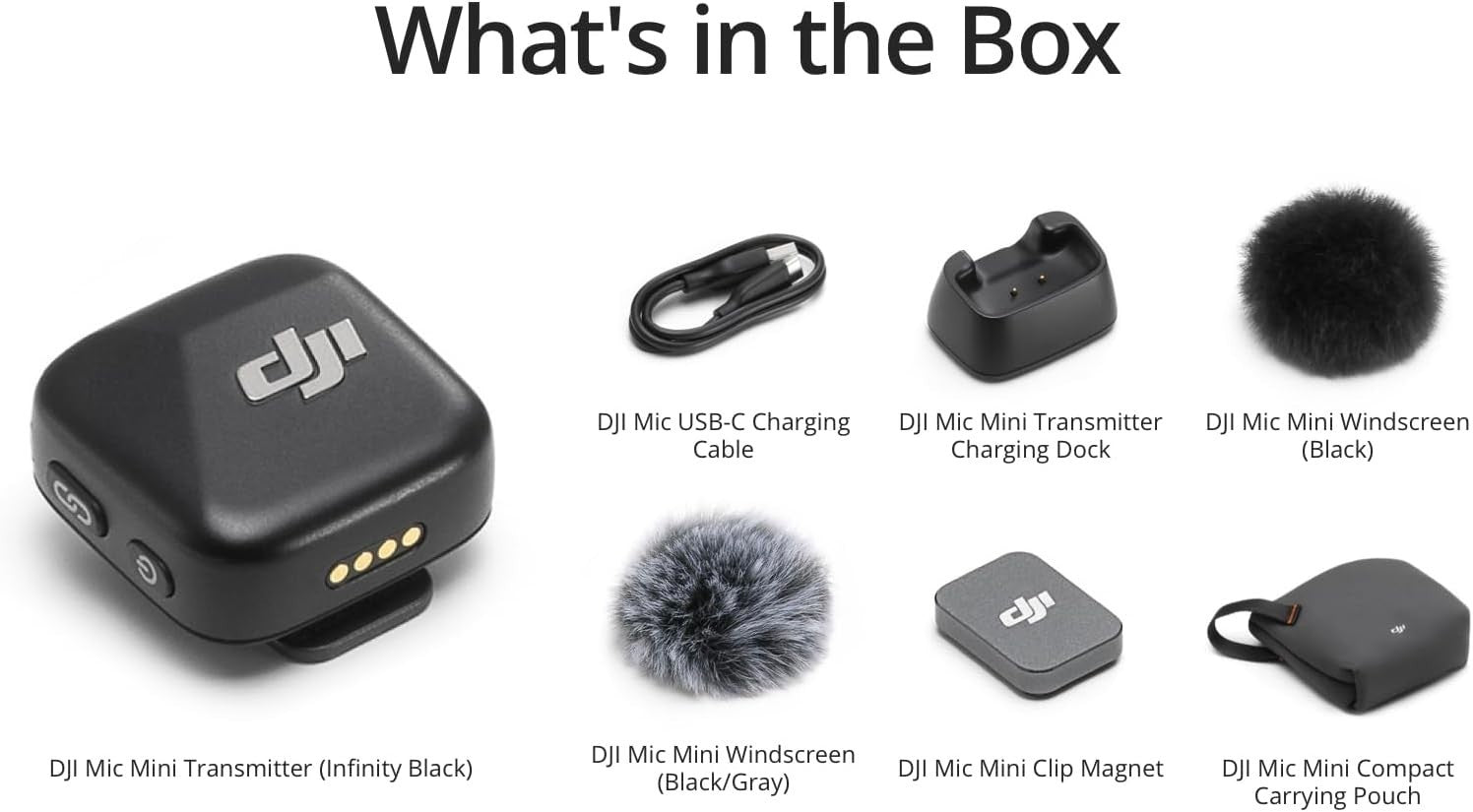 DJI Mic Mini Transmitter (Infinity Black) — foto 2