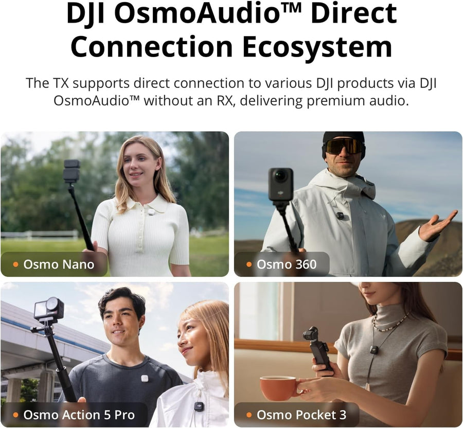 DJI Mic Mini Transmitter (Infinity Black) — Seminovo