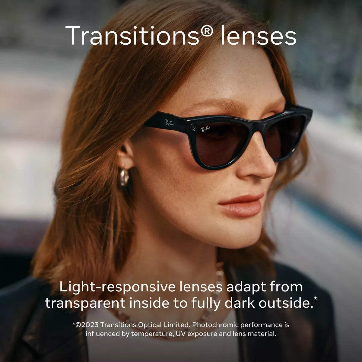 Meta Refurbished Ray-Ban Meta, Headliner (Gen 1) Shiny Black — foto 4