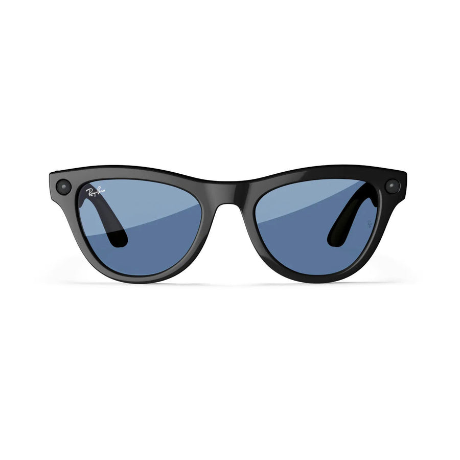 Ray-Ban Meta Skyler (Gen 1) — Shiny Black / Cerulean Blue — Seminovo