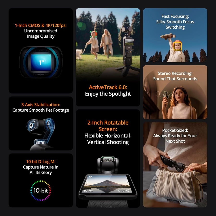 DJI Osmo Pocket 3 Creator Combo — Seminovo