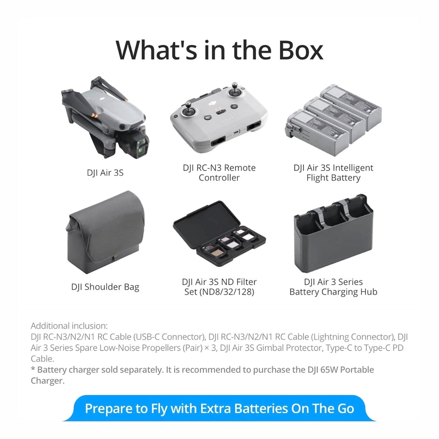DJI Air 3S Fly More Combo (RC-N3)
